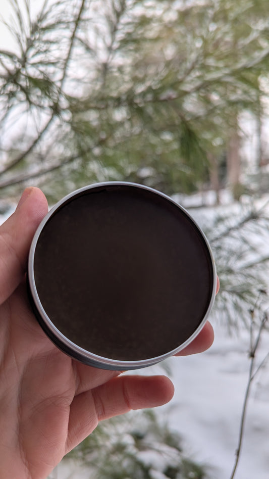 Pine Tar & Charcoal Black Balm Onguent Noir Goudron de Pin